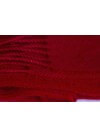 SCARF PLAIN DARK RED 100% BABY ALPACA