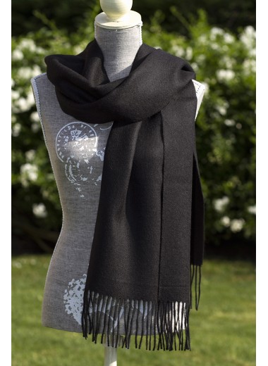 Scarf Plain Black