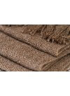 SCARF COFFEE BROWN 100% BABY ALPACA