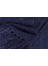 SCARF NAVY BLUE 100% BABY ALPACA