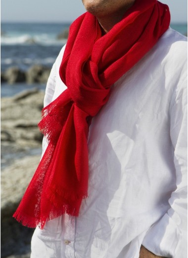 Solid Red Pashmina SOLD OUT