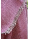 PINK HERRING BONE PASHMINA 100% BABY ALPACA